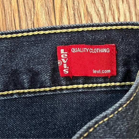 LEVIS Outback Demi Boot Cut Jeans WOMENS 14M 33x30 Blue Denim Dark Gradient Wash - Picture 12 of 16